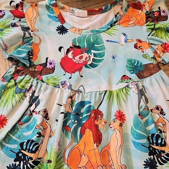 Lion King Dress Size 7/8 - Picture 3 of 7